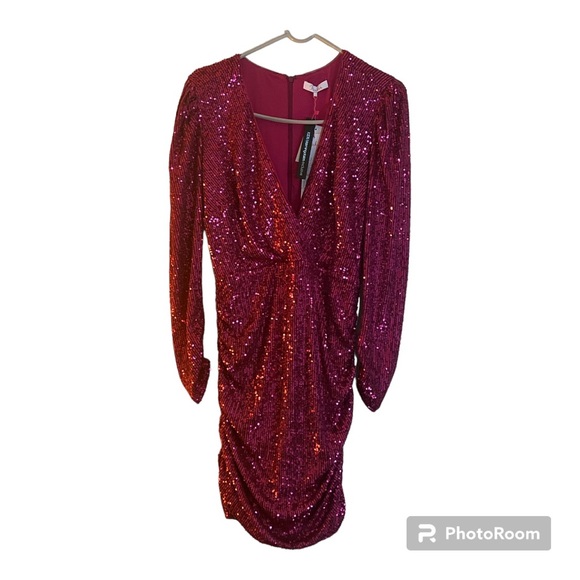Parker pink sequined dress - Picture 5 of 17